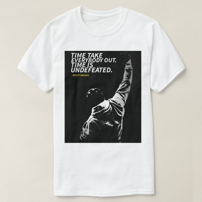 Rocky Balboa quotes T-Shirt (Design framsida)
