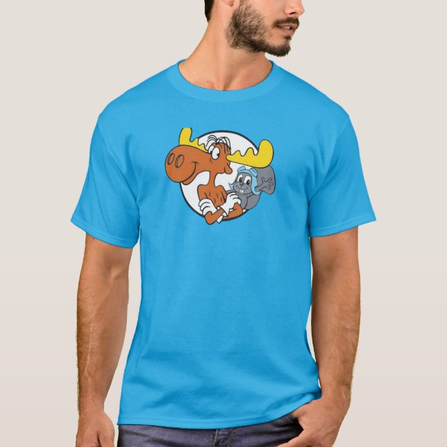 Rocky & Bullwinkle T Shirt (Framsida)