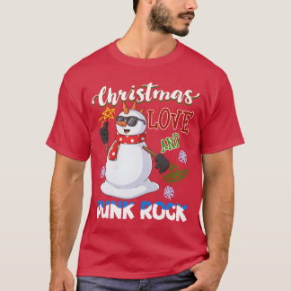 Rocky Christmas Santa Claus Concert In Punk Rock g T Shirt