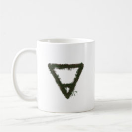 Rocky Earth Inslag Alchemy Symbol Kaffemugg