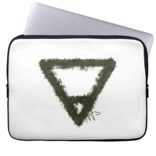 Rocky Earth Inslag Alchemy Symbol Laptop Fodral
