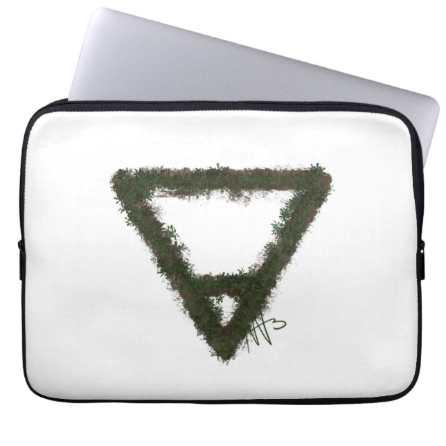 Rocky Earth Inslag Alchemy Symbol Laptop Fodral (Framsidan)