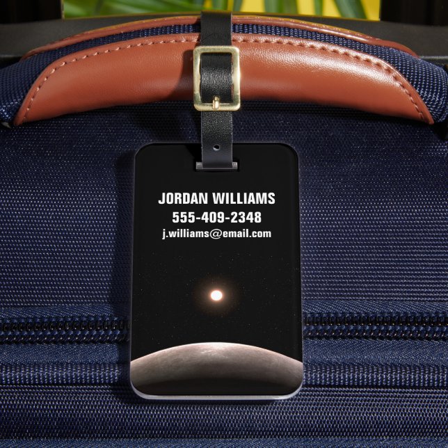 Rocky Exoplanet Lhs 475 B och dess värdstjärna. Bagagebricka (Framsida Insitu 2)