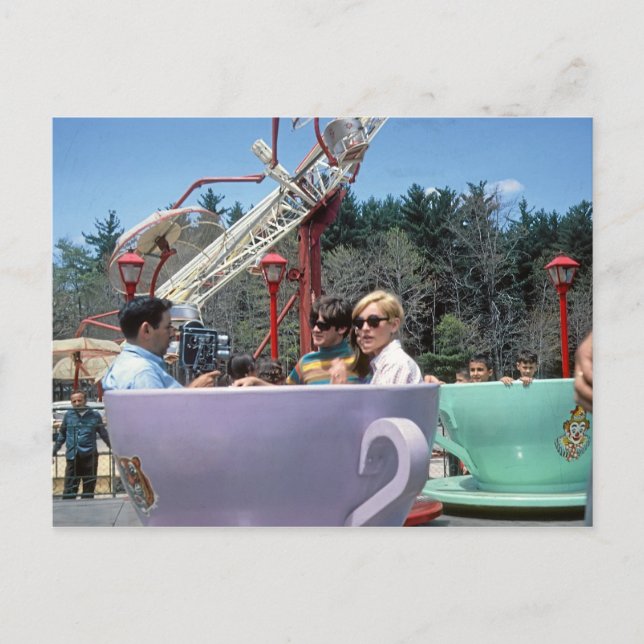 Rocky Glen Amusement Park Moosic Pa. Vykort (Framsida)