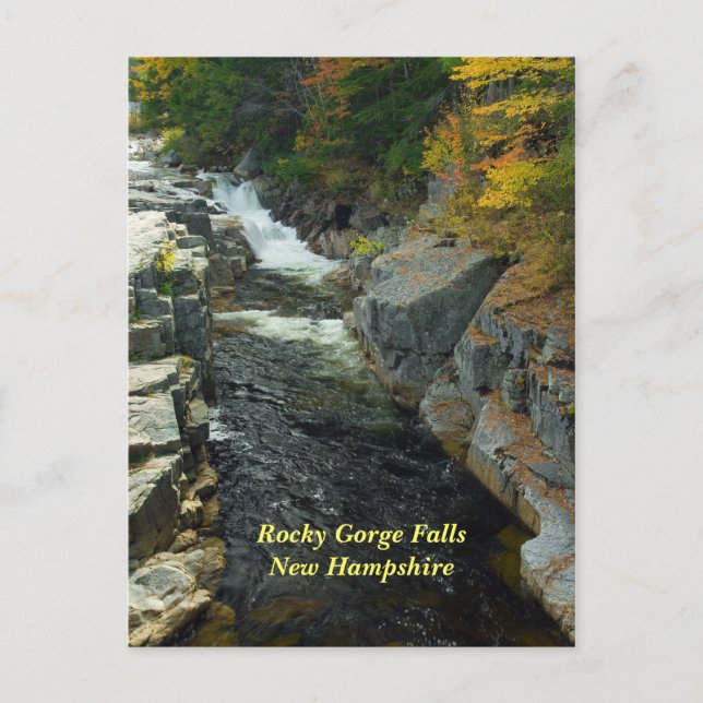 Rocky Gorge Falls, NH-vykort Vykort (Framsida)