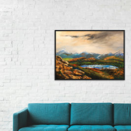 "Rocky Heights" Landscape Painting Fototryck