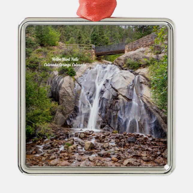 Rocky Helen Hunt Falls Premium Ornament (Framsidan)