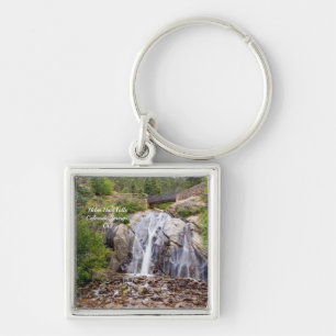 Rocky Helen Hunt Falls Square Keychain Fyrkantig Silverfärgad Nyckelring