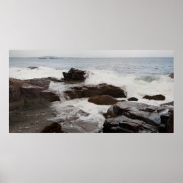 Rocky Kusten, Acadia National Park, Maine Poster