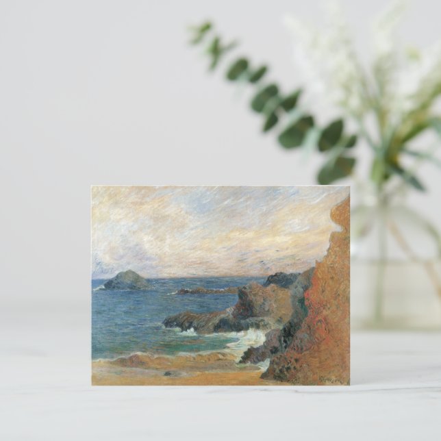 Rocky Kusten av Paul Gauguin, Vintage Impressionis (Stående Fram)