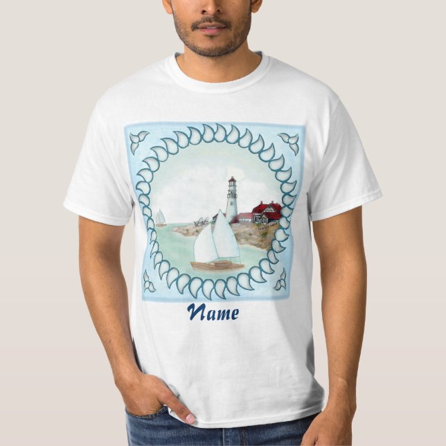Rocky Lighthouse t-shirt (Framsida)