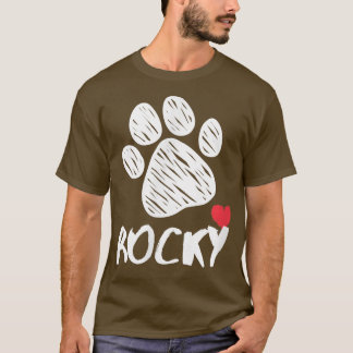 Rocky Min Hund Rocky I kärlek min Hund Rocky Puppy T Shirt