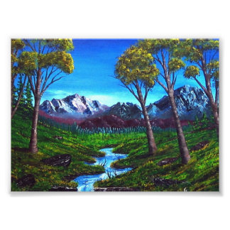 Rocky Mountain Abstrakt Fototryck