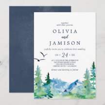 Rocky Mountain Avslappnad Destination Wedding