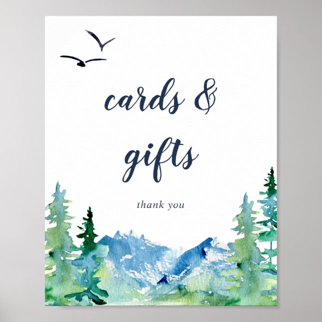 Rocky Mountain Cards and Gifts Sign Poster (Framsidan)