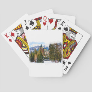 Rocky Mountain Castle - Banff Canada Spelkort