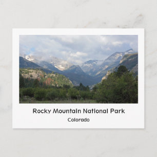 Rocky Mountain Clouds Vykort
