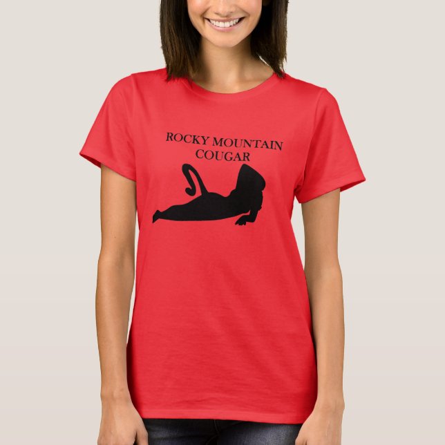 Rocky Mountain Cougar T Shirt (Framsida)