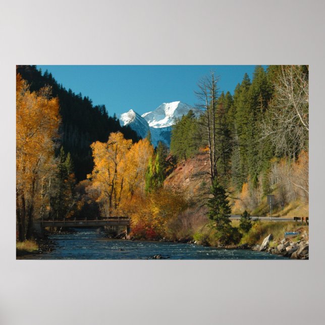 ROCKY MOUNTAIN FALL PHOTO POSTER (Framsidan)