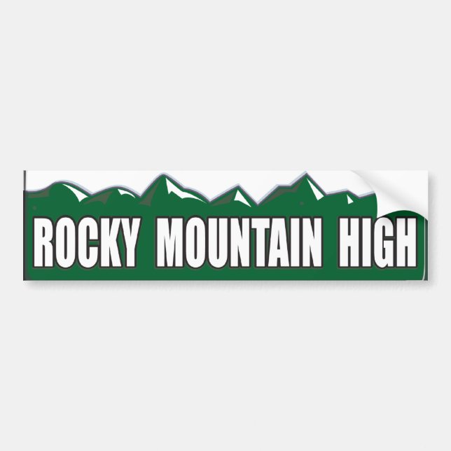 Rocky Mountain High Bildekal (Framsidan)
