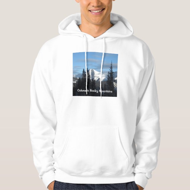 Rocky Mountain High, Colorado Rocky mountains Hoodie (Framsida)