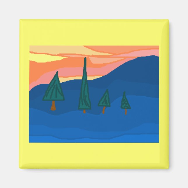 ROCKY MOUNTAIN HIGH - magnet (Framsidan)