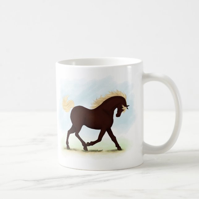 Rocky Mountain Horse Equestrian Kaffemugg (Höger)