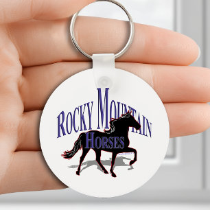 Rocky Mountain Horses - Personalize It Nyckelring