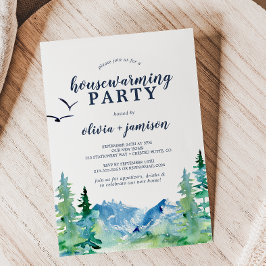 Rocky Mountain Houseuppvärmning Party Inbjudningar