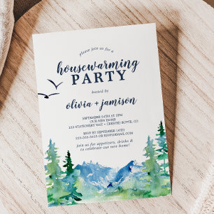 Rocky Mountain Houseuppvärmning Party Inbjudningar