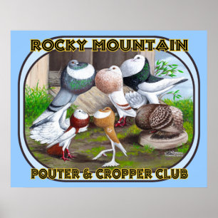 Rocky Mountain Klubb Logotyp Poster