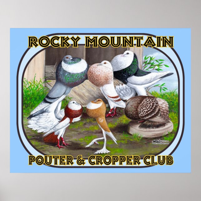 Rocky Mountain Klubb Logotyp Poster (Framsidan)
