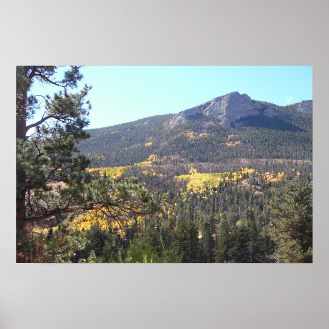 Rocky Mountain Ligcape Foto Nature Wall Poster (Framsidan)
