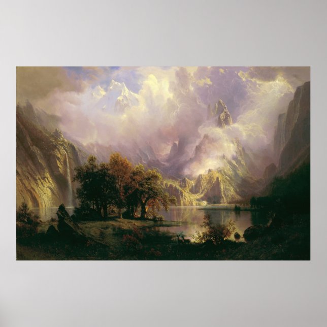 Rocky Mountain Ligestic Scenery Poster (Framsidan)