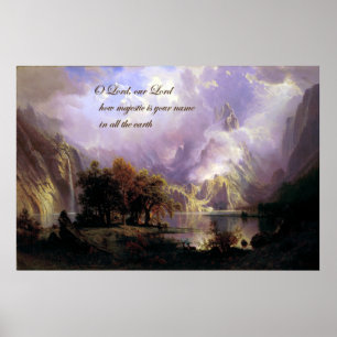 Rocky Mountain liggande Poster
