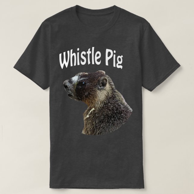 Rocky Mountain Marmot T Shirt (Design framsida)