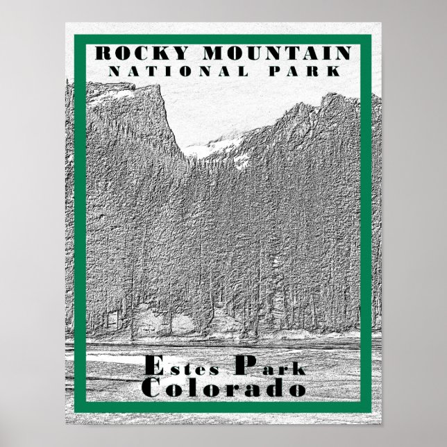 Rocky Mountain National Park - 11 x 14 Poster (Framsidan)