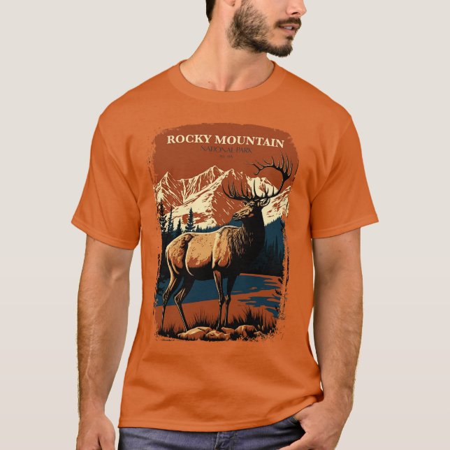 Rocky Mountain National Park 1 T Shirt (Framsida)