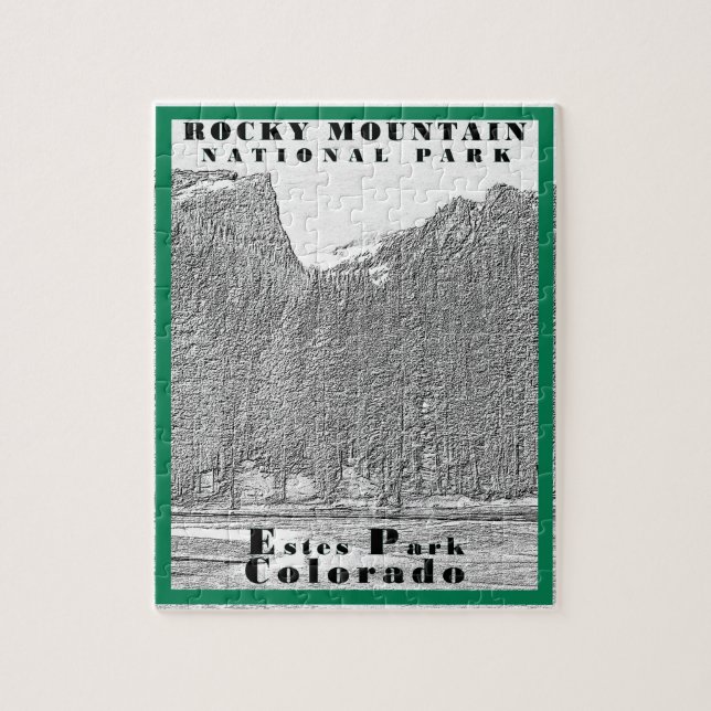 Rocky Mountain National Park - 8x10 - 110 pc Pussel (Vertikal)