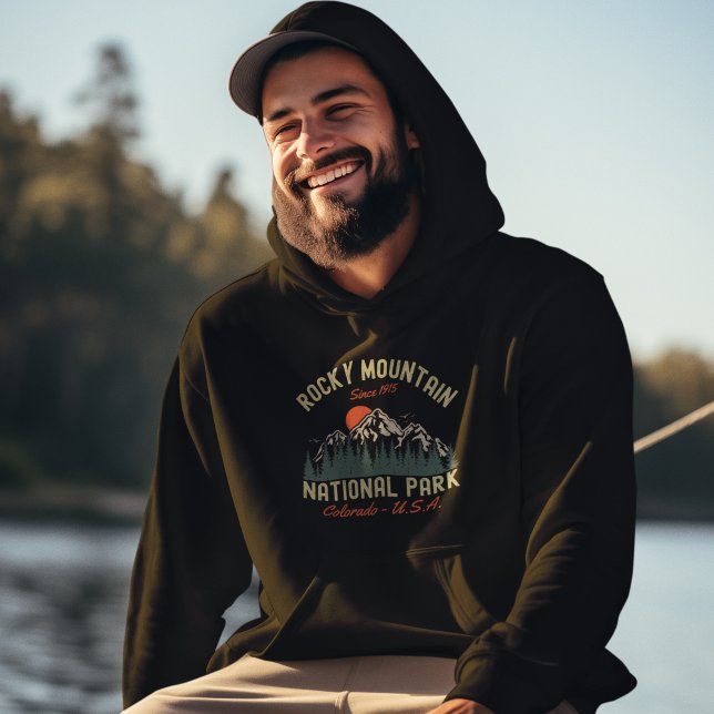 Rocky Mountain National Park Beaituful Landscape Hoodie (Skapare uppladdad)
