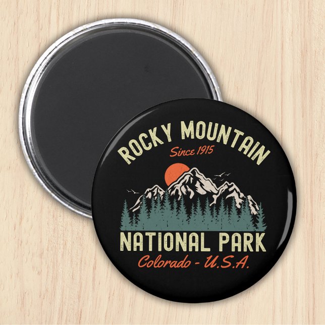 Rocky Mountain National Park Beaituful Landscape Magnet (Skapare uppladdad)