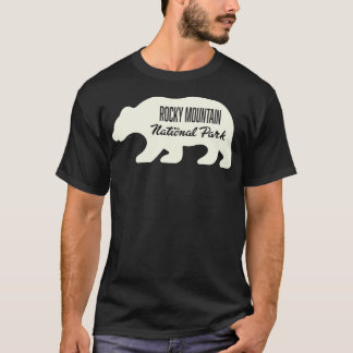Rocky Mountain National Park Bear Tan T Shirt