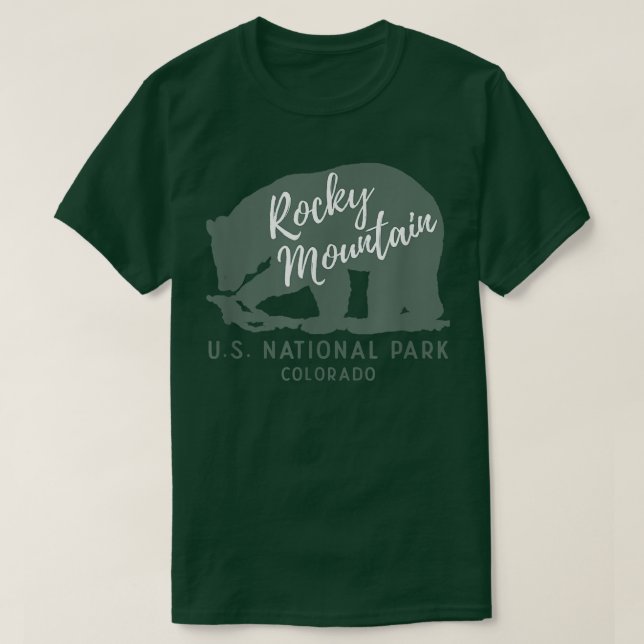 Rocky Mountain National Park Bear XO4U Original  T Shirt (Design framsida)
