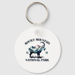 Rocky Mountain National Park Bergsget Camping Nyckelring