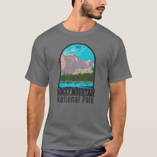 Rocky Mountain National Park Colorado Bear Sjö T Shirt