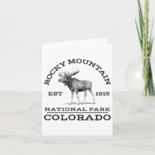 Rocky Mountain National Park Colorado Moose Hike O Kort