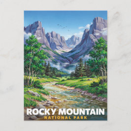 Rocky Mountain National Park Colorado Resa Vykort