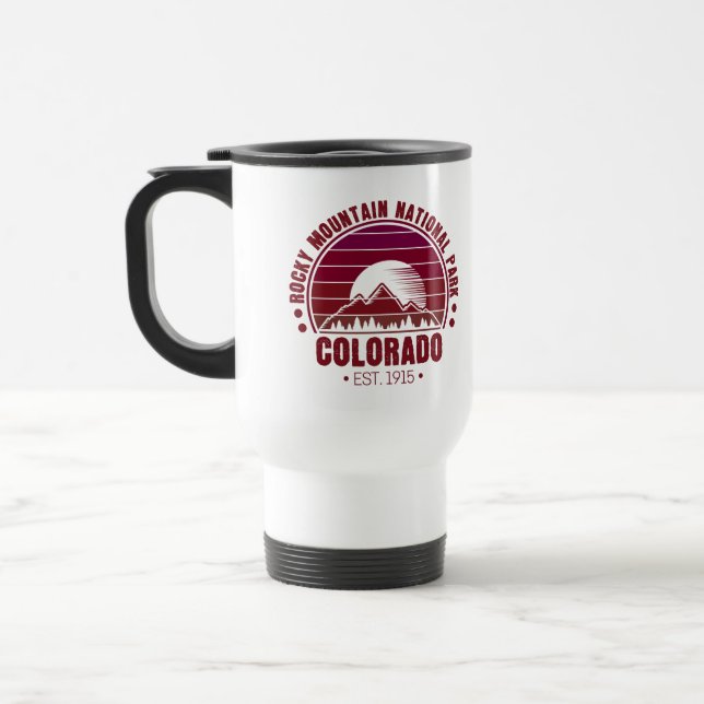 Rocky Mountain National Park Colorado Retro Resemugg (Vänster)