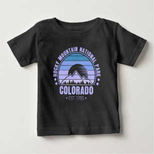 Rocky Mountain National Park Colorado Retro T Shirt