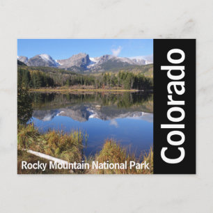 Rocky Mountain National Park Colorado Sprague Sjö Vykort